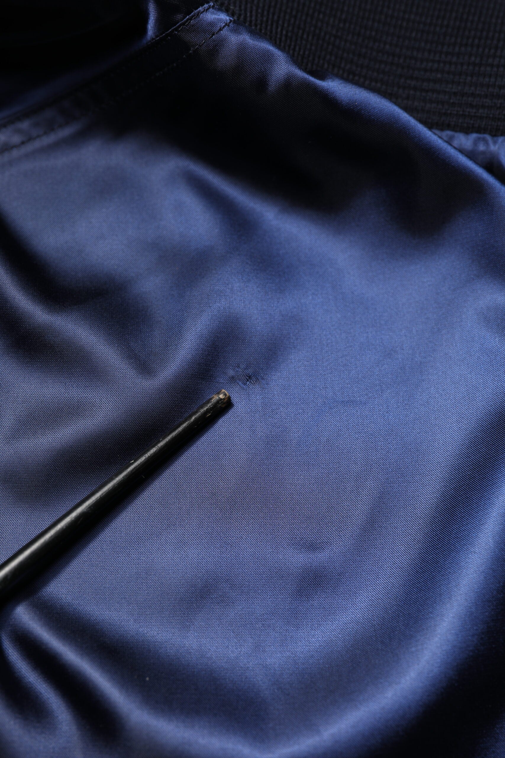 Dolce & Gabbana Blaue Nylon DG Crown Bomberjacke mit durchgehendem Reißverschluss