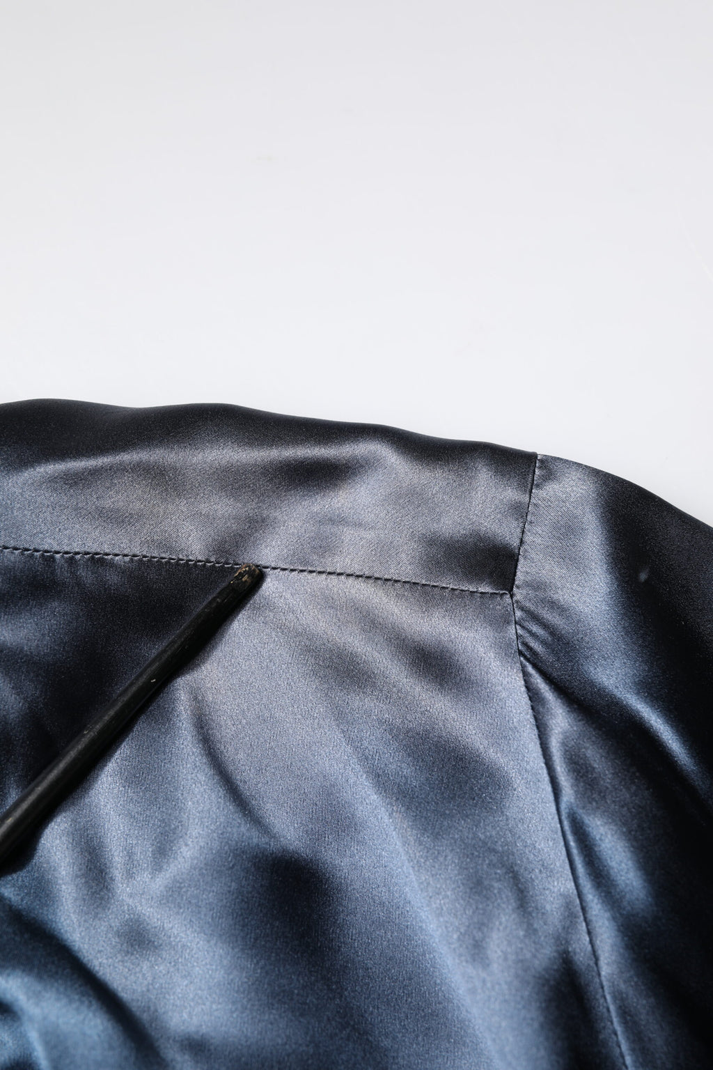 Dolce & Gabbana Blau Solide Seide Männer Wrap Robe Mantel Jacke