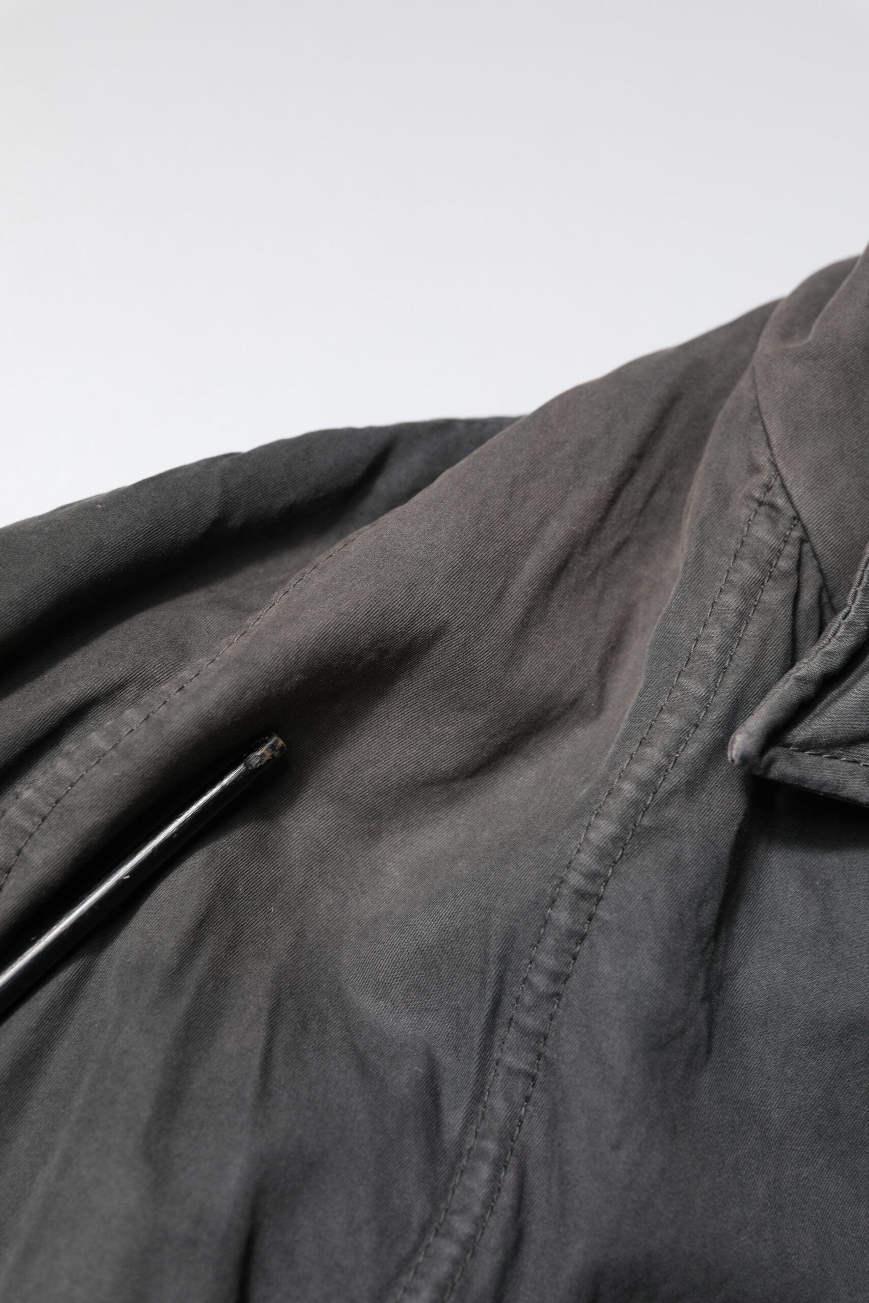 Dolce & Gabbana Schwarze Jacke mit Kragen aus fester Baumwolle