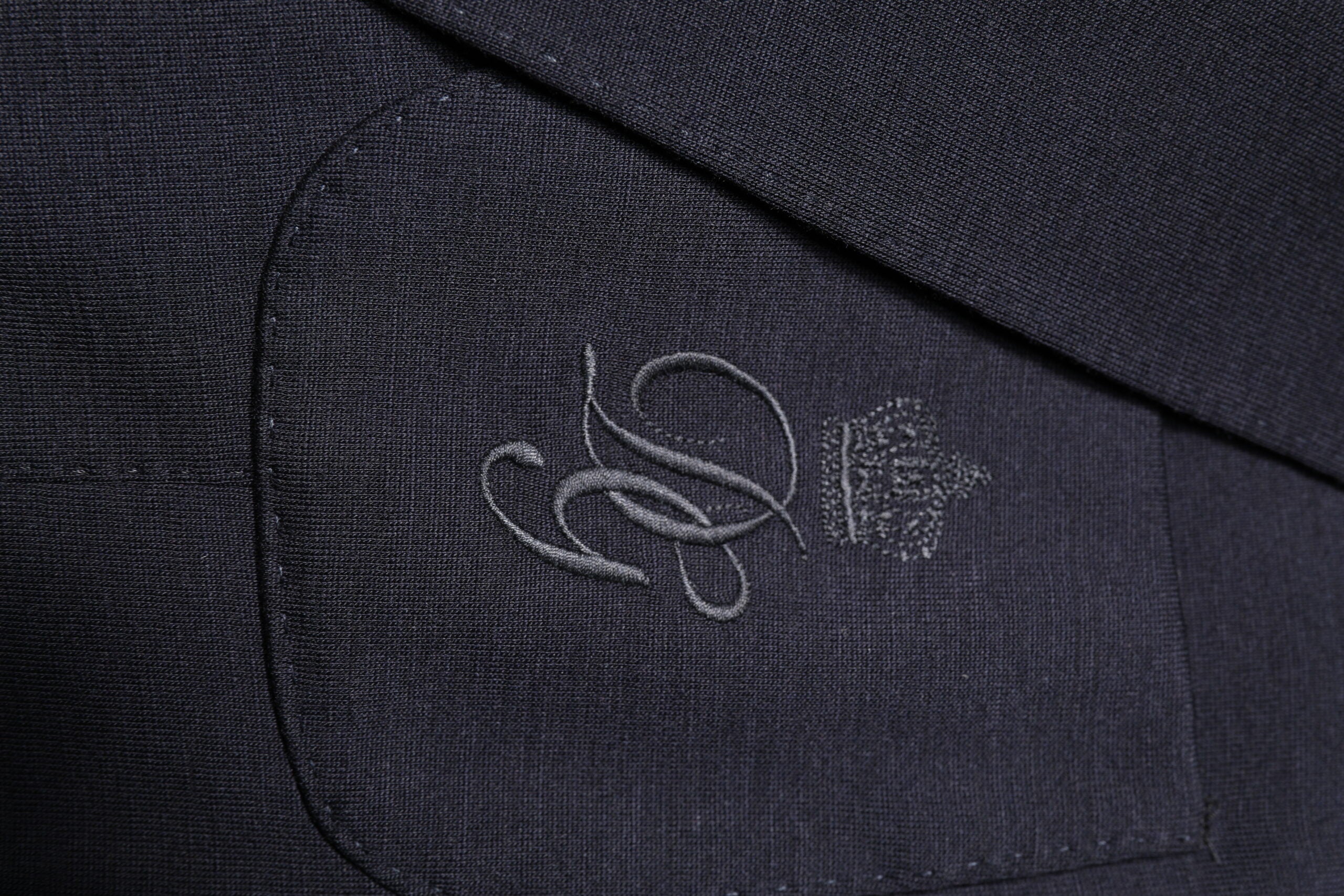 Dolce & Gabbana Schwarzer Wollmantel einreihig Anzug Blazer