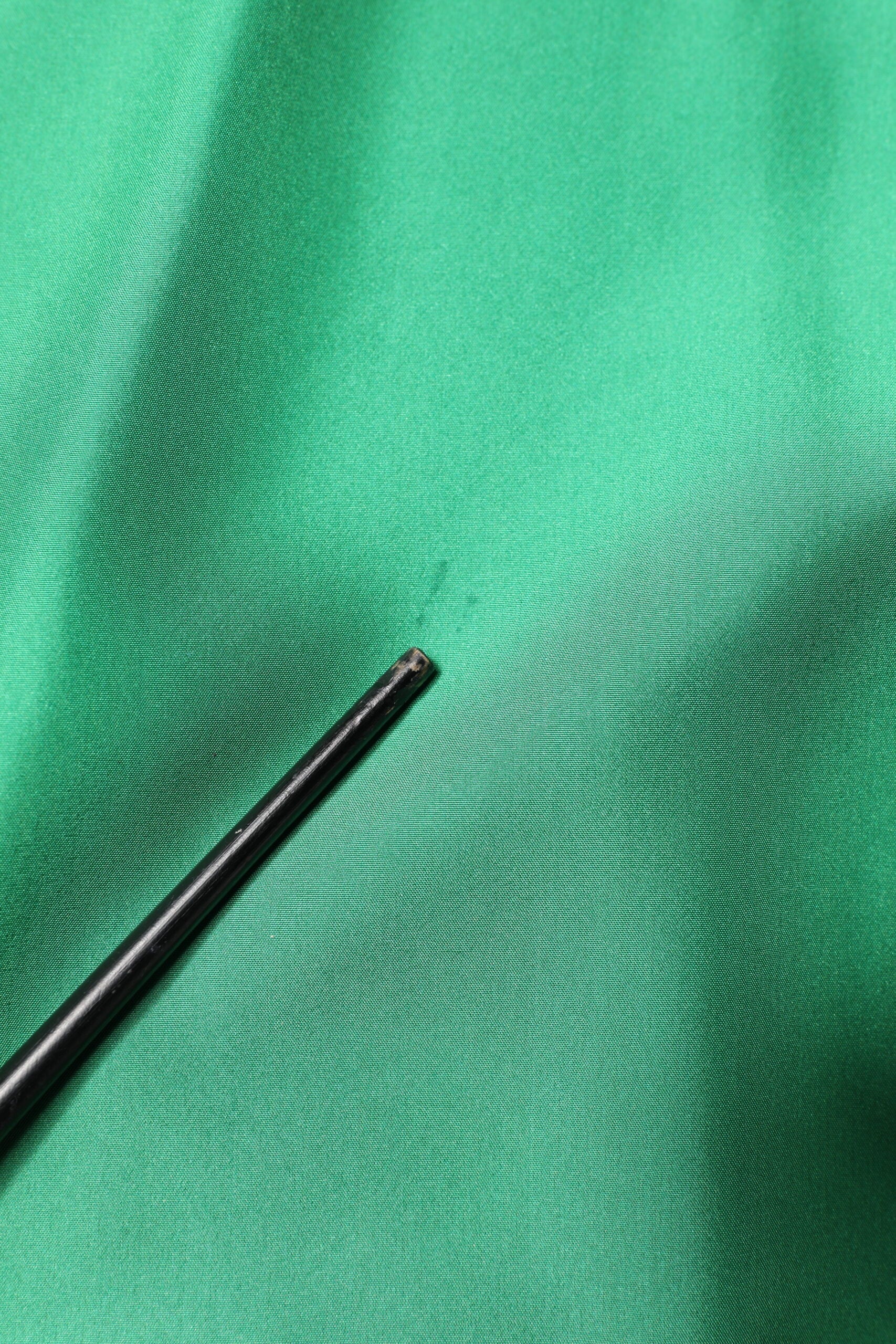 Dolce & Gabbana Grünes Seidensatin Langarm Freizeithemd