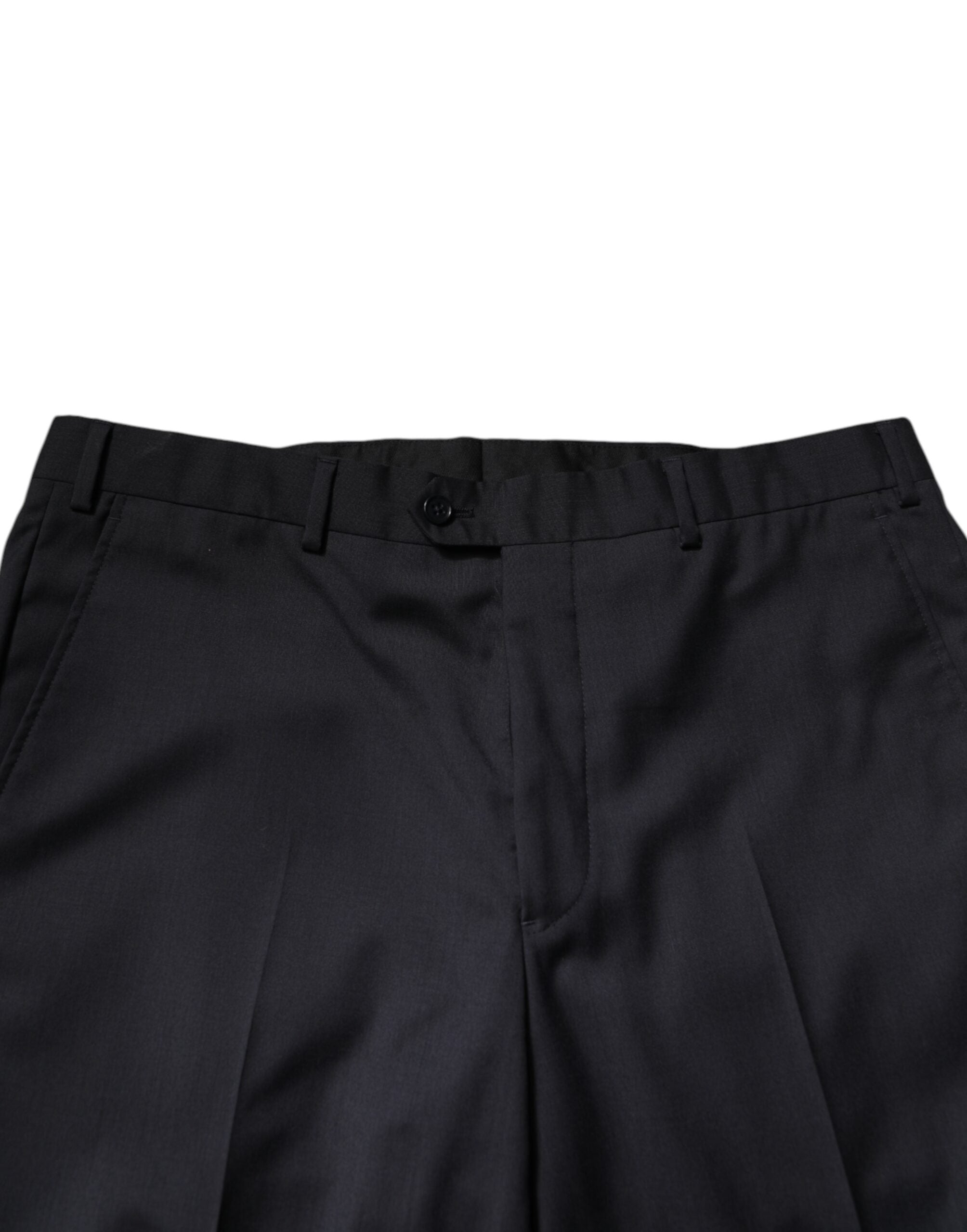 Emporio Armani Schwarzer einreihiger formeller 2-teiliger Anzug