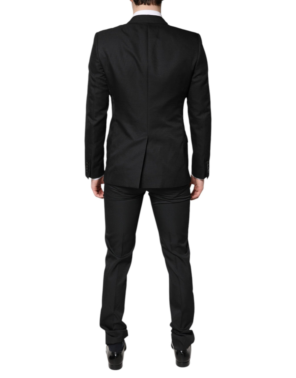 Dolce & Gabbana Schwarzer einreihiger formeller 2-teiliger Anzug