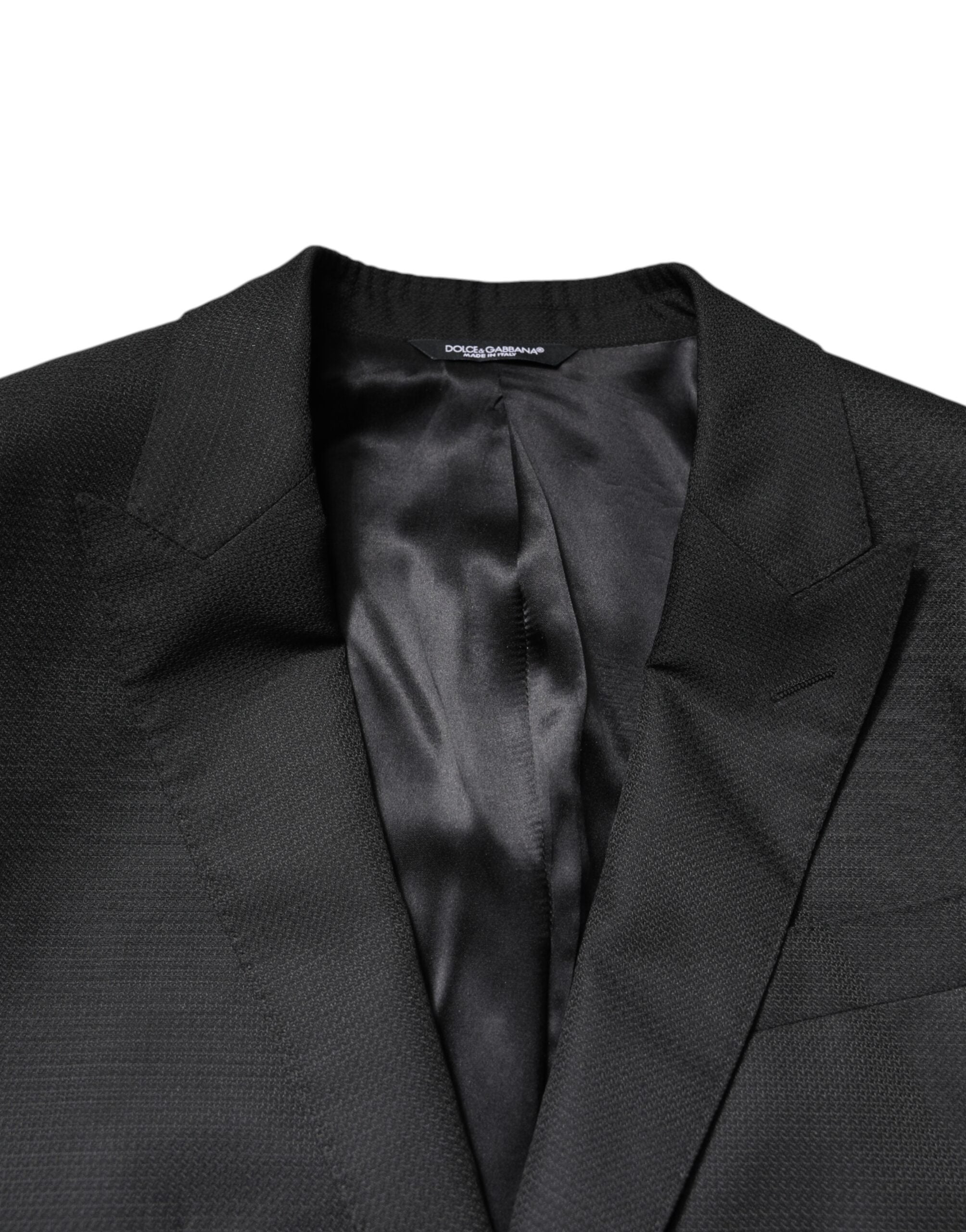 Dolce & Gabbana Schwarzer einreihiger formeller 2-teiliger Anzug