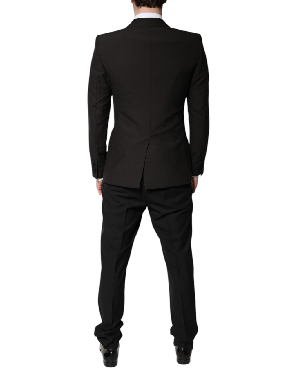 Dolce & Gabbana Schwarzer einreihiger formeller 3-teiliger Anzug