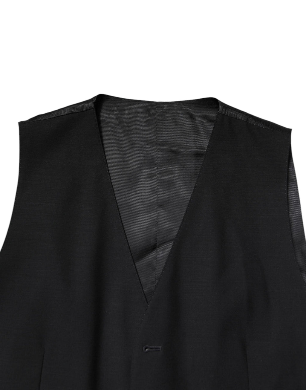 Dolce & Gabbana Schwarzer einreihiger formeller 3-teiliger Anzug