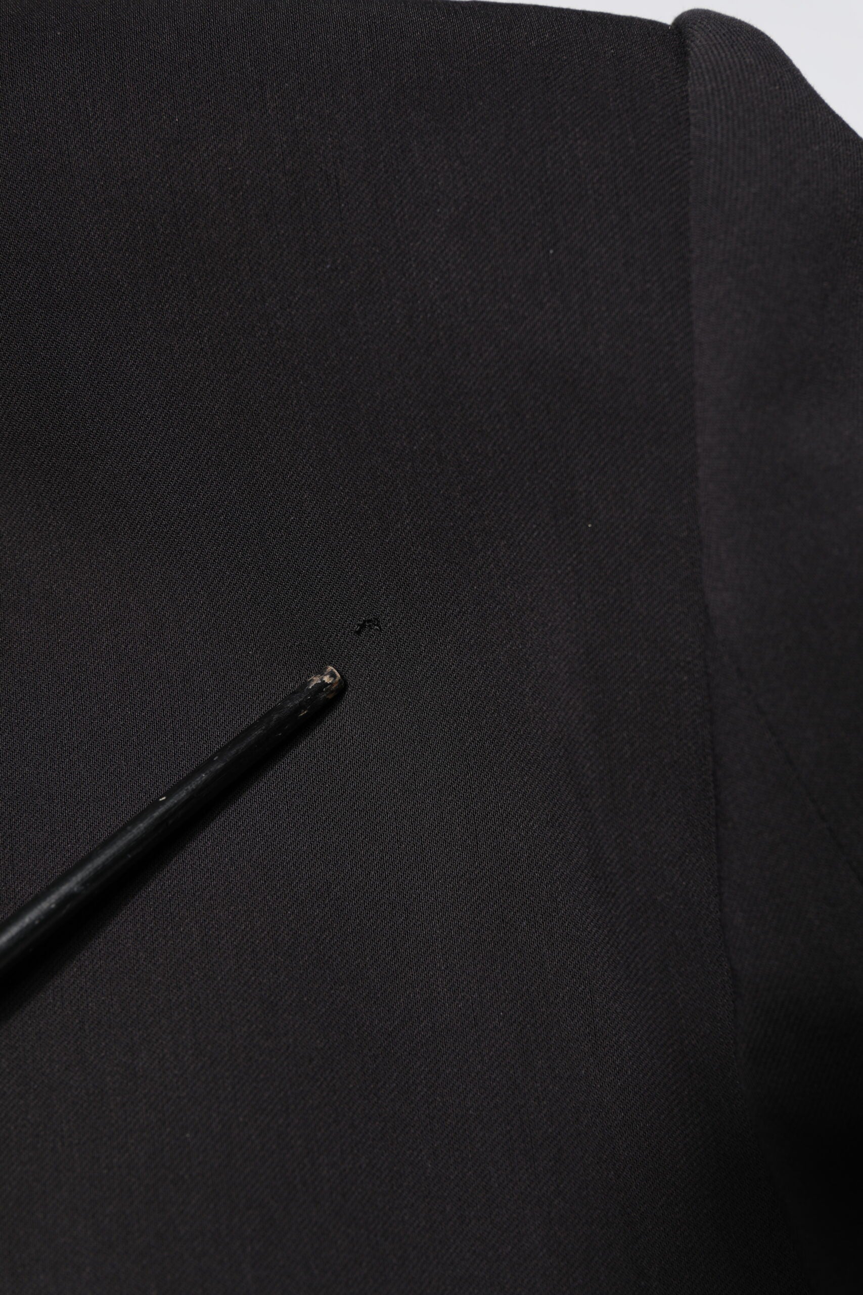Dolce & Gabbana Schwarzer einreihiger 2-teiliger Anzug aus Baumwolle