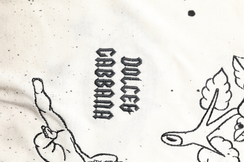 Dolce & Gabbana Weißer Logo Angel Print Damen Pullover