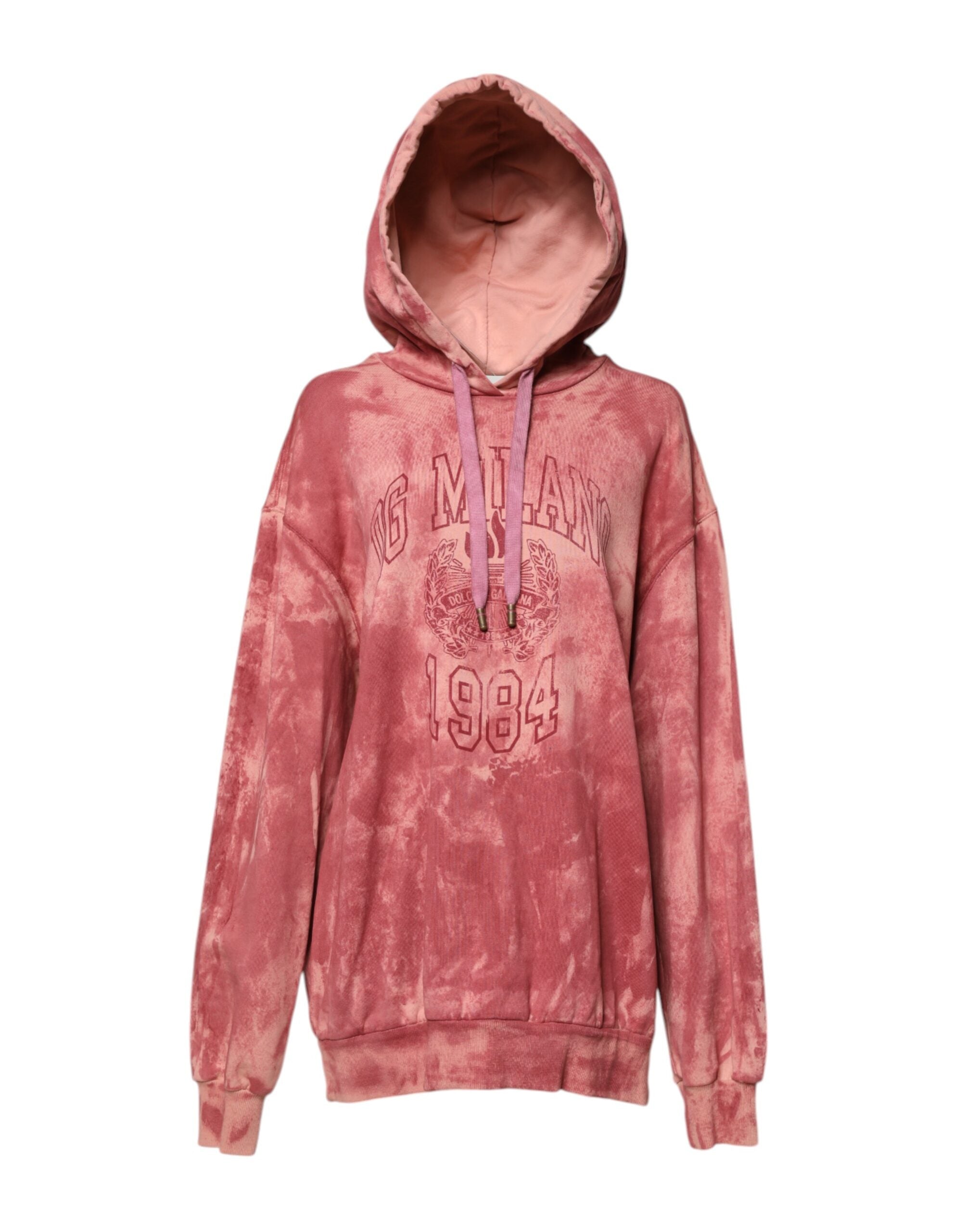 Dolce & Gabbana Pink Wash DG MILANO Kapuzenpullover