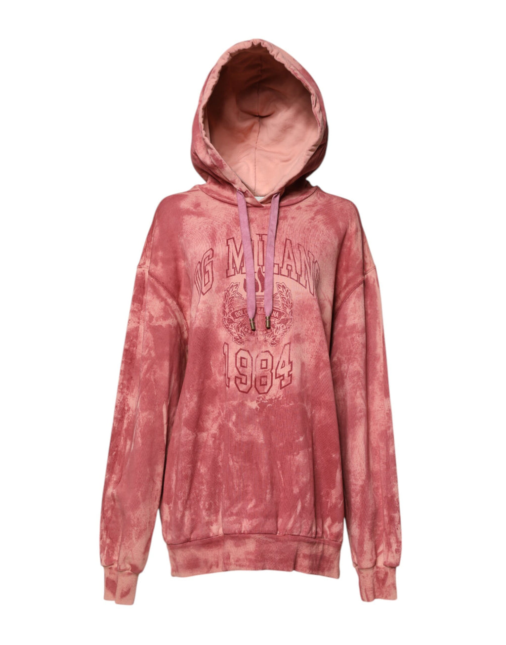 Dolce & Gabbana Pink Wash DG MILANO Kapuzenpullover