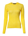 Dolce & Gabbana Gelber Polyester Damen Pullover Top