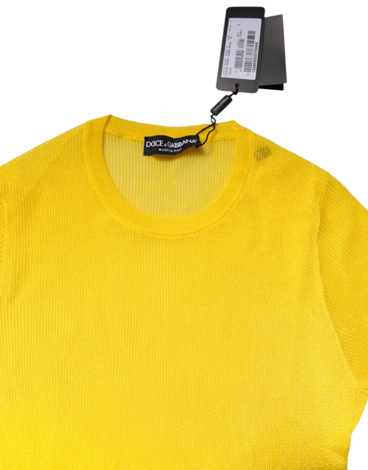 Dolce & Gabbana Gelber Polyester Damen Pullover Top