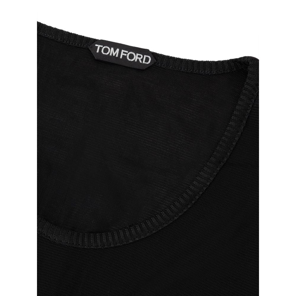 Tom Ford Schwarzes Viskose-Tank-Top