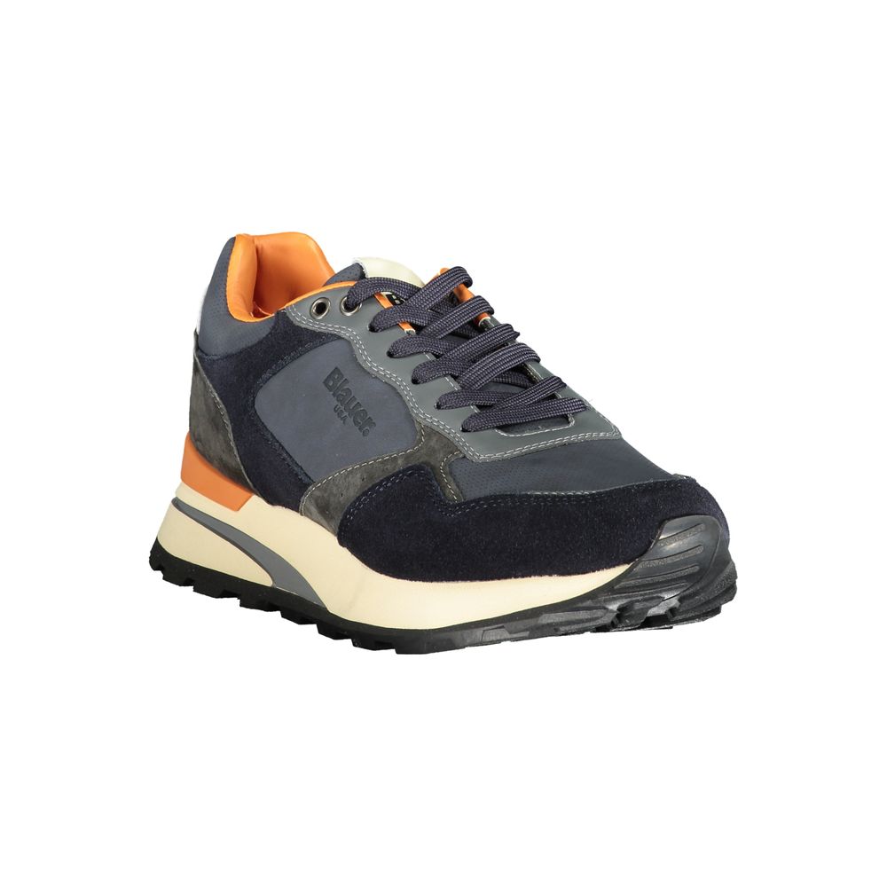 Blauer Blaue Polyethylen Herren Sneaker