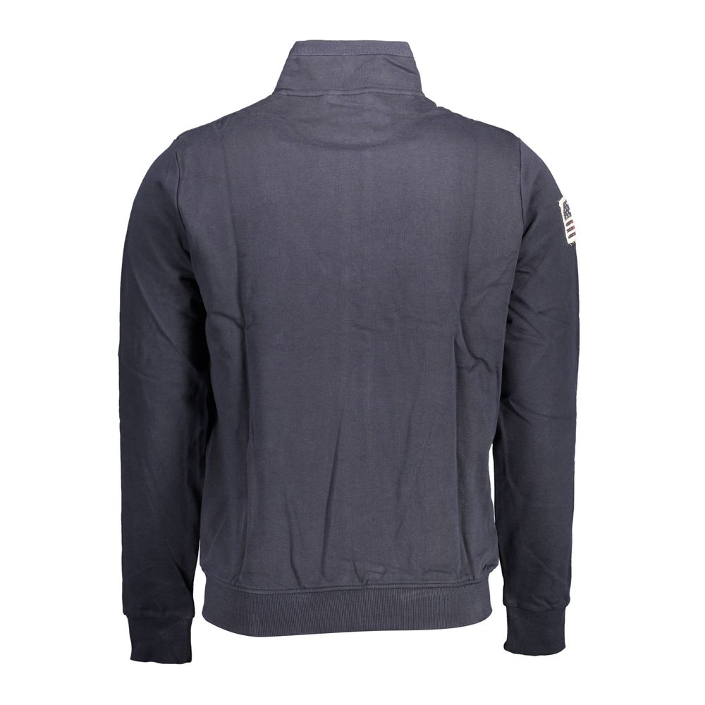 U.S. POLO ASSN. Blauer Baumwollpullover für Männer
