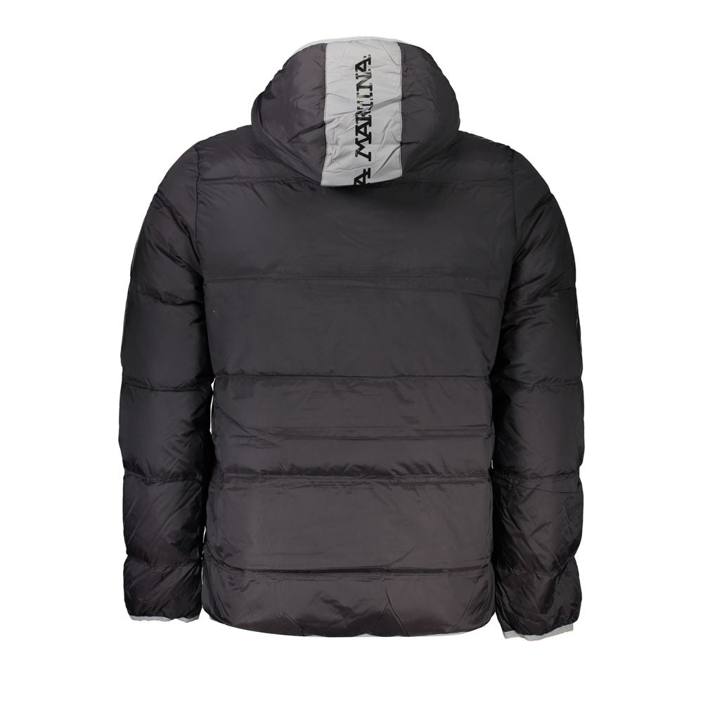 La Martina Schwarze Polyamid Herren Jacke