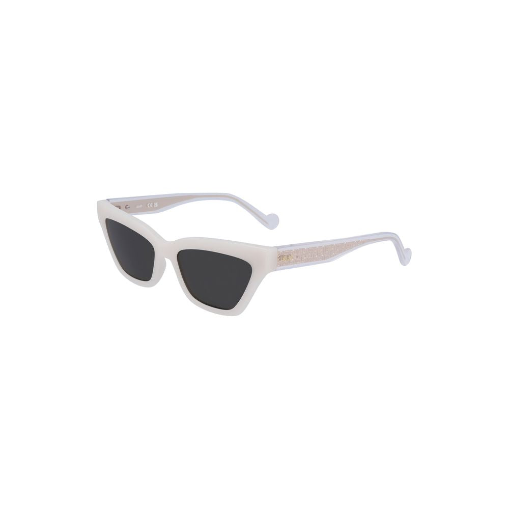 Liu Jo Weiß gespritzte Frauen-Sonnenbrille