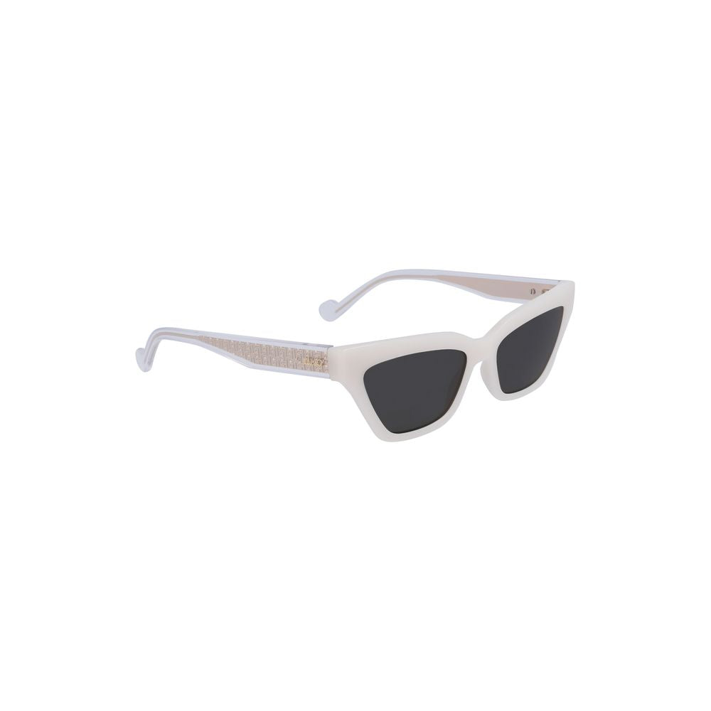 Liu Jo Weiß gespritzte Frauen-Sonnenbrille