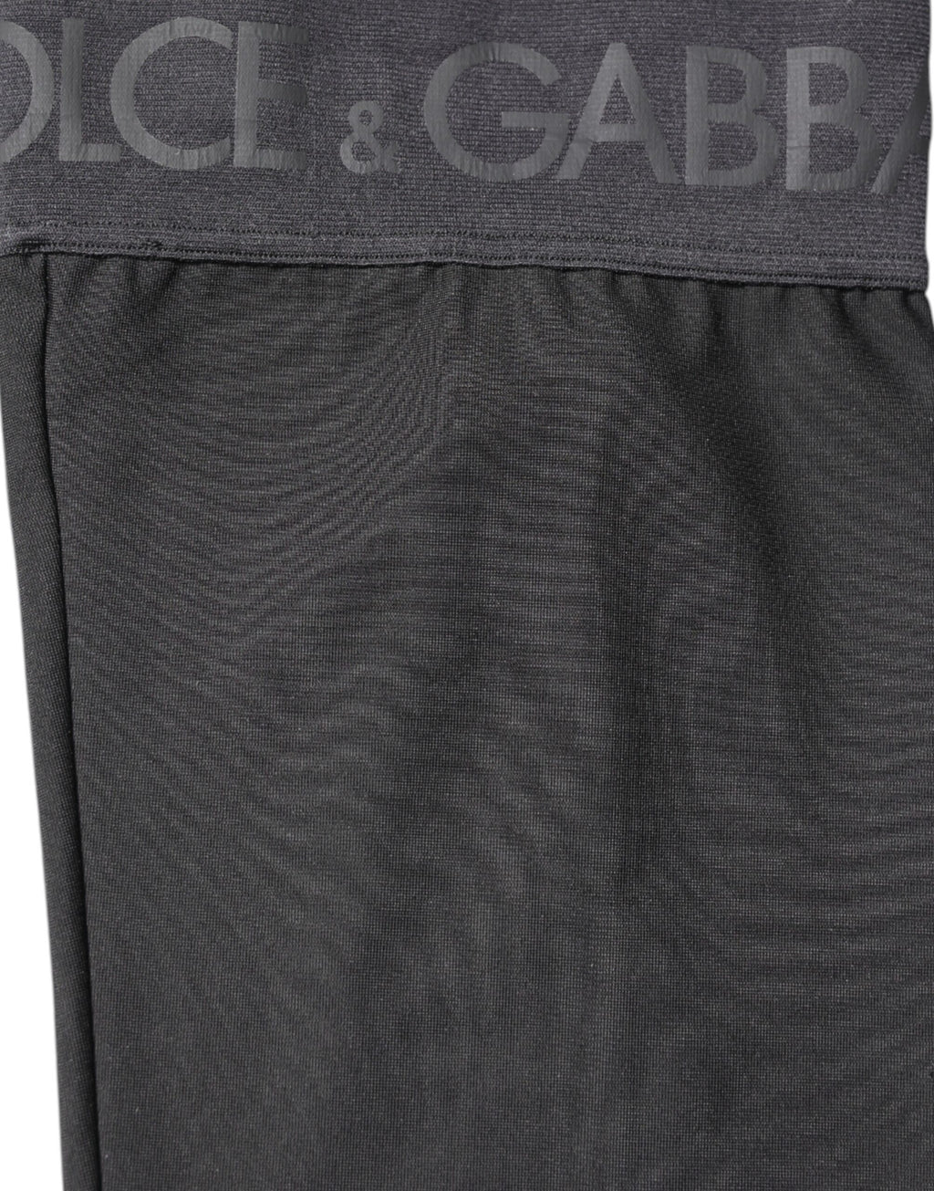 Dolce & Gabbana Schwarze Viskose-Stretchstrümpfe über der Wade Strümpfe