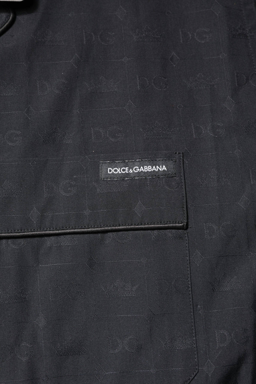 Dolce & Gabbana Schwarzer Baumwoll-Pyjama für Männer Schlafanzug