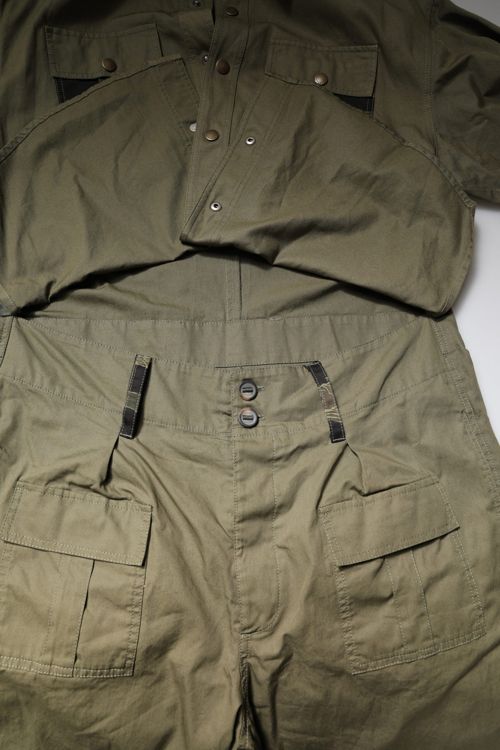 Dolce & Gabbana Braunes Baumwoll-Stretch-Hemd-Hose Freizeit-Set