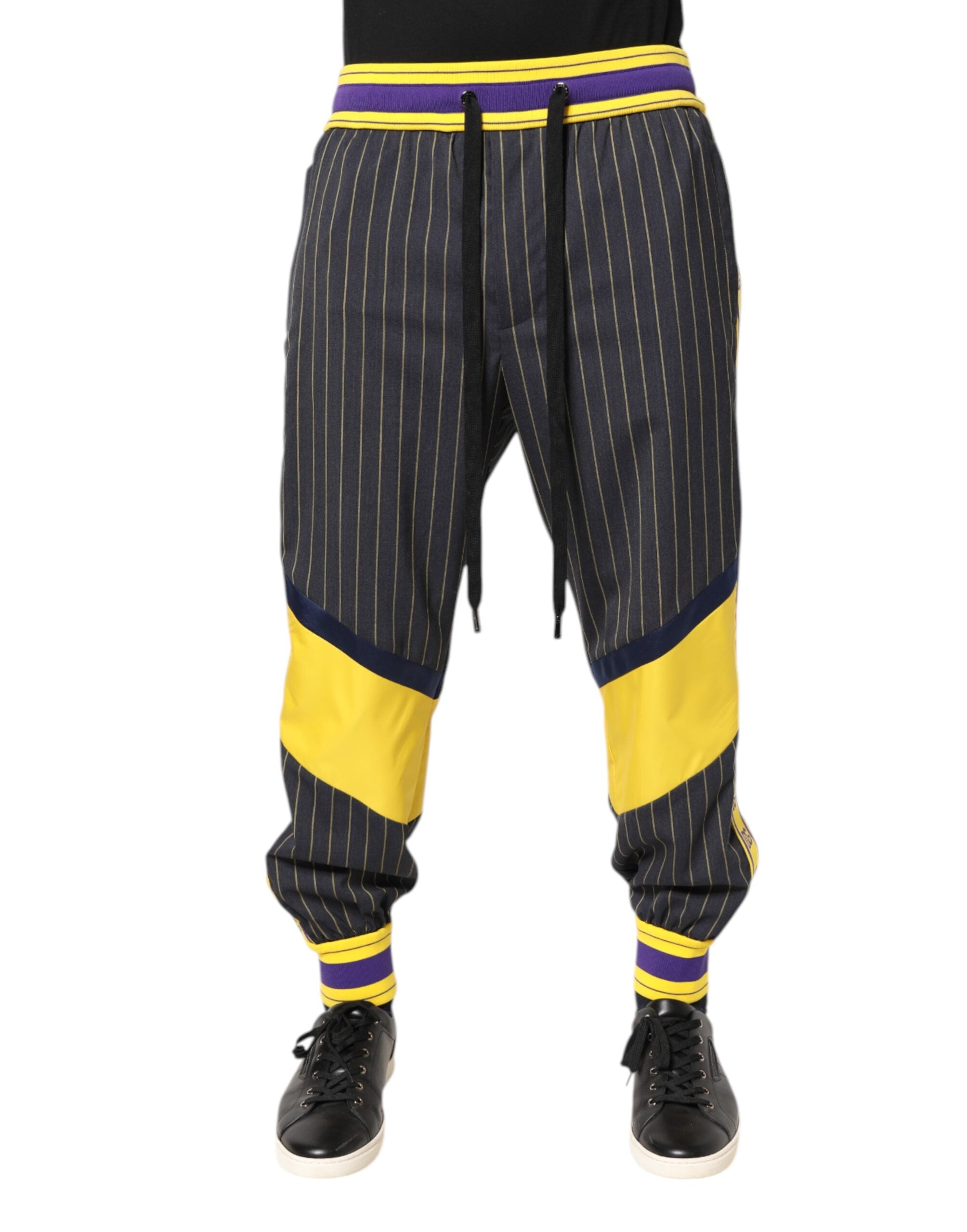 Dolce & Gabbana Multicolor Baumwoll-Jogger-Hose für Männer