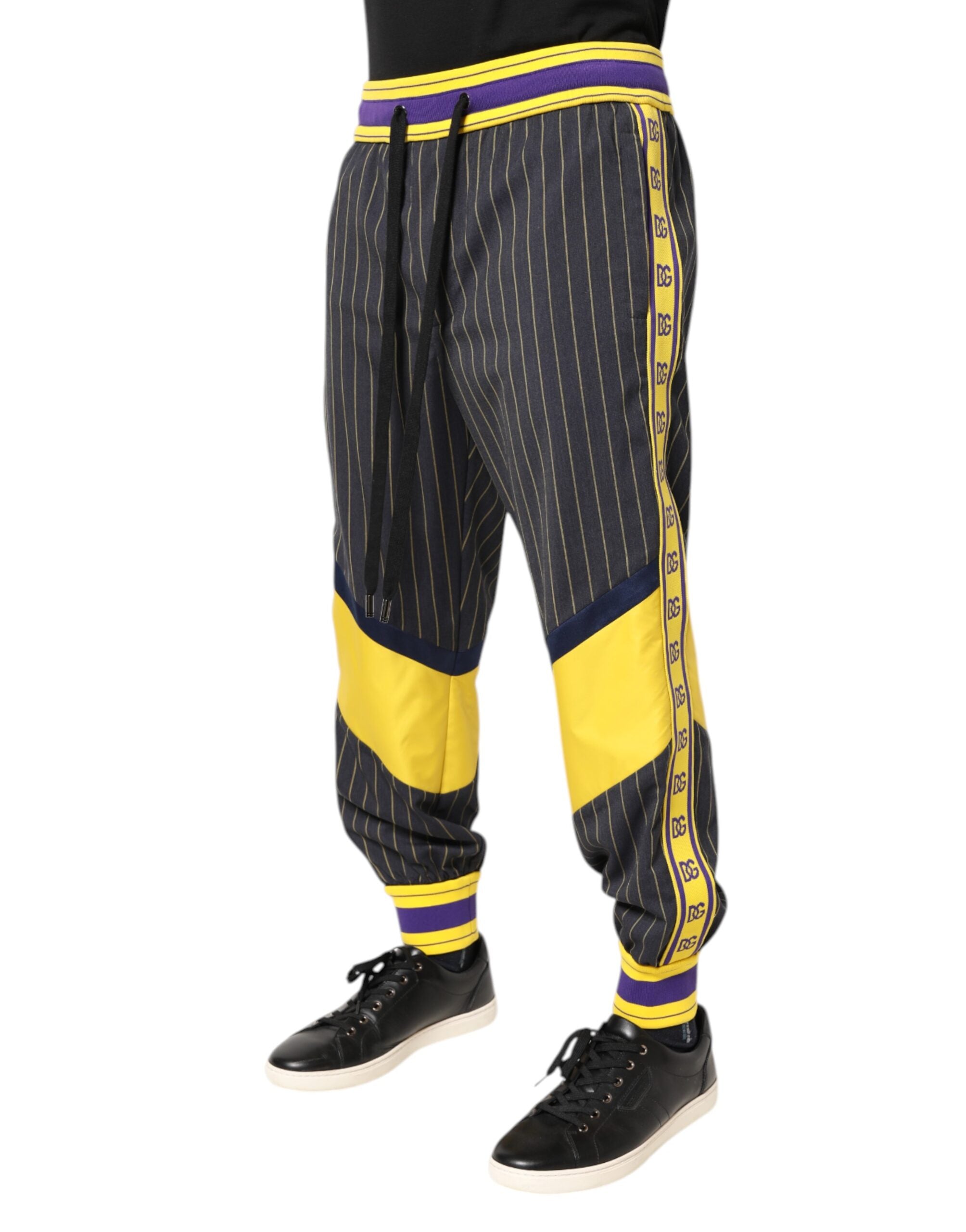 Dolce & Gabbana Multicolor Baumwoll-Jogger-Hose für Männer