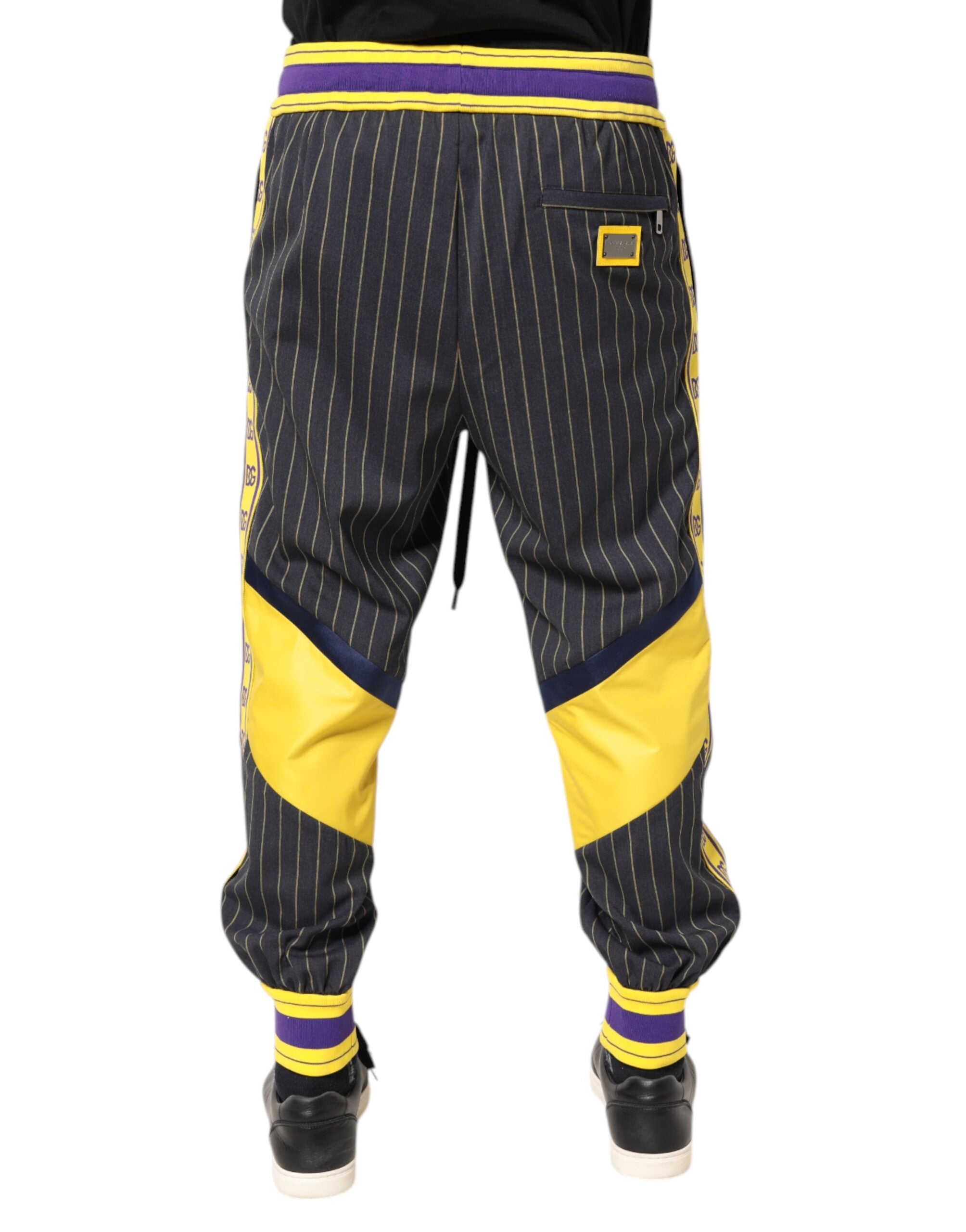 Dolce & Gabbana Multicolor Baumwoll-Jogger-Hose für Männer