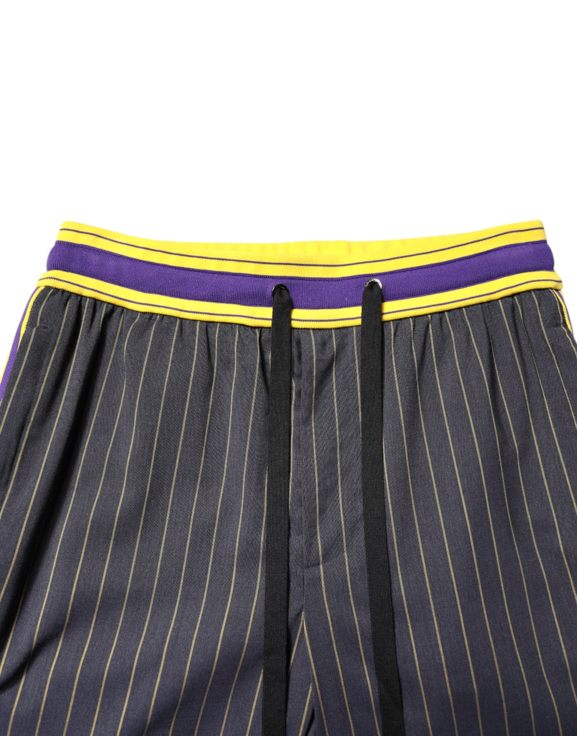 Dolce & Gabbana Multicolor Baumwoll-Jogger-Hose für Männer
