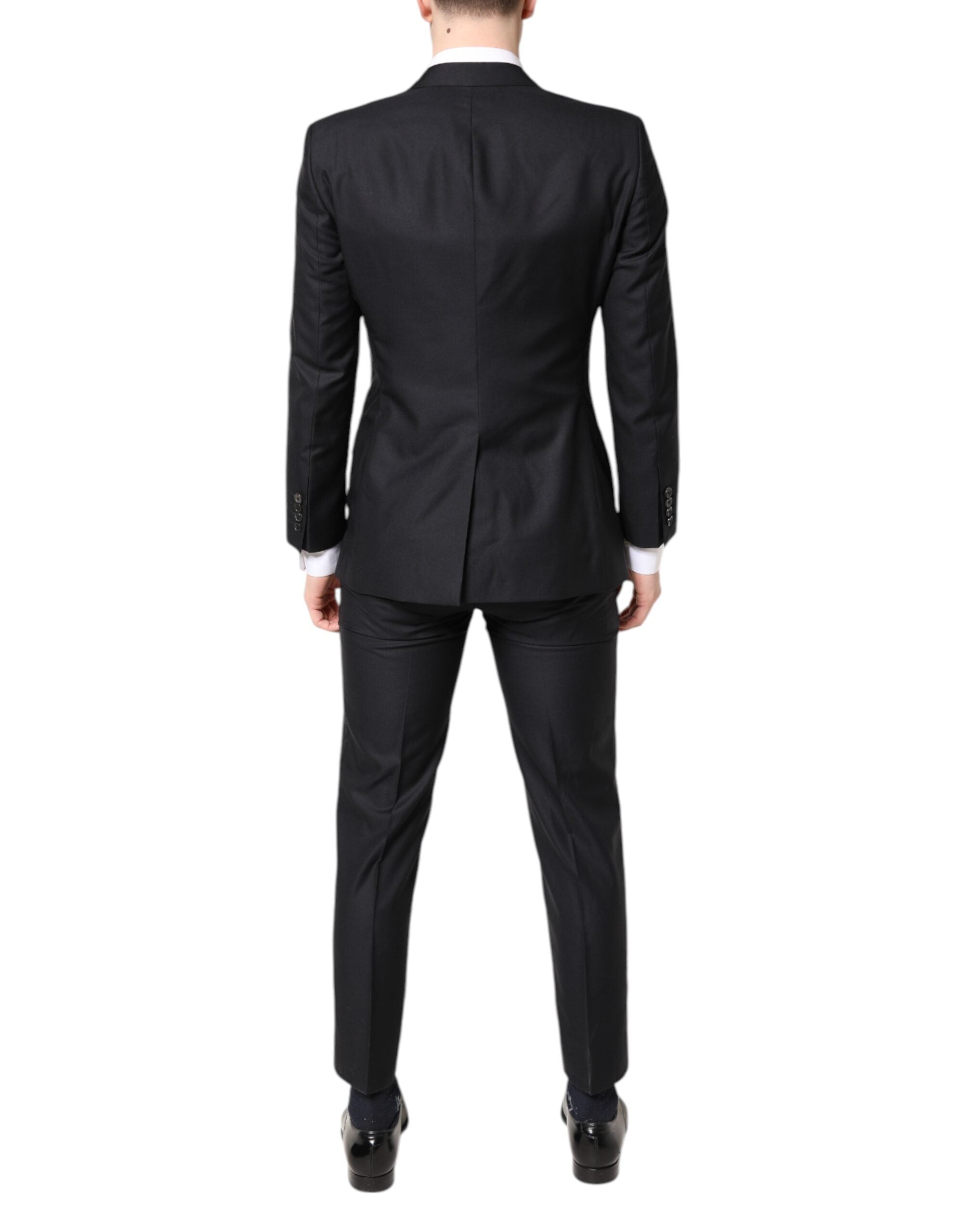 Dolce & Gabbana Blauer MARTINI Wolle Formal 3 Stück Anzug