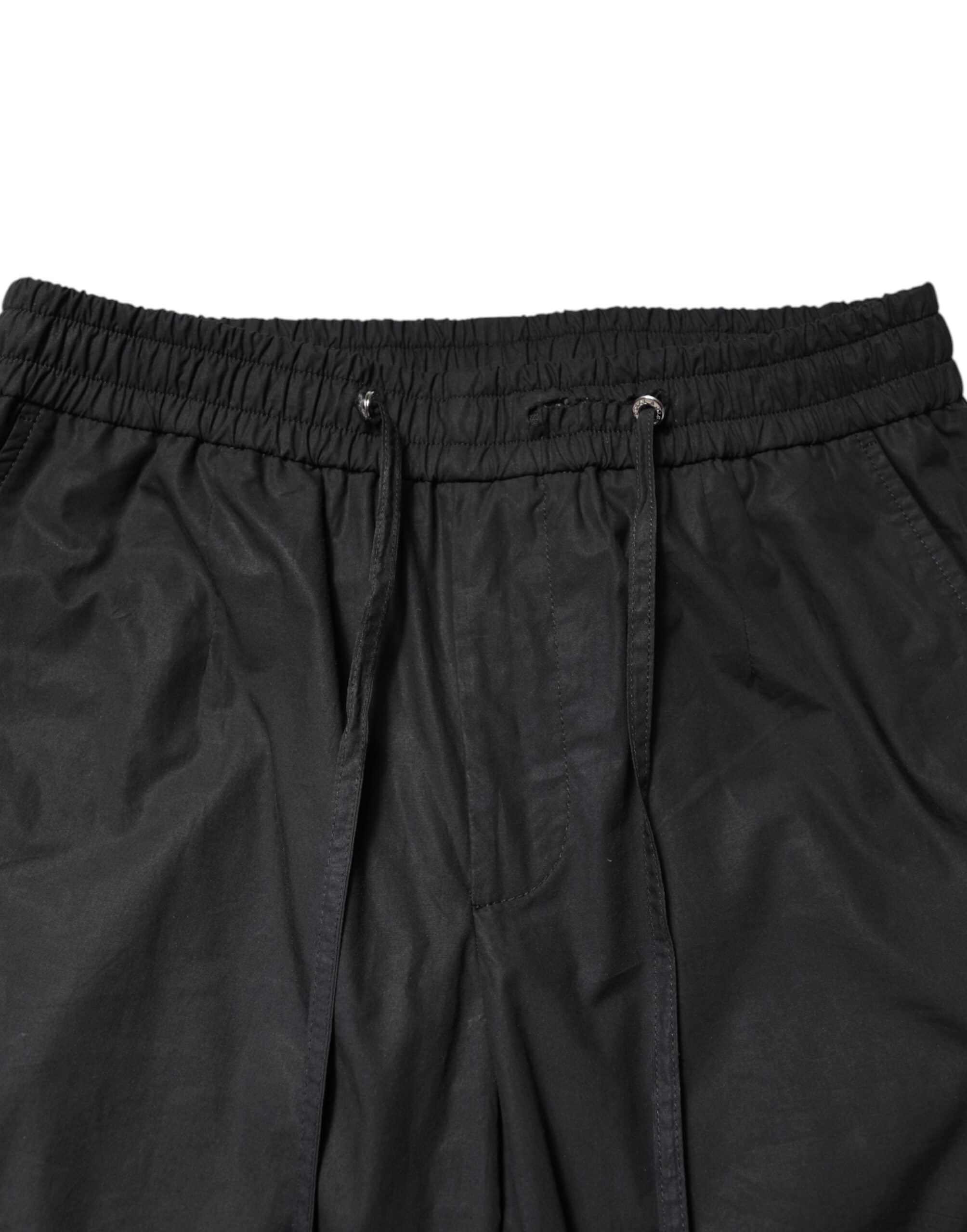 Dolce & Gabbana Schwarzer Cotton TAORMINA Formal 2 Piece Anzug