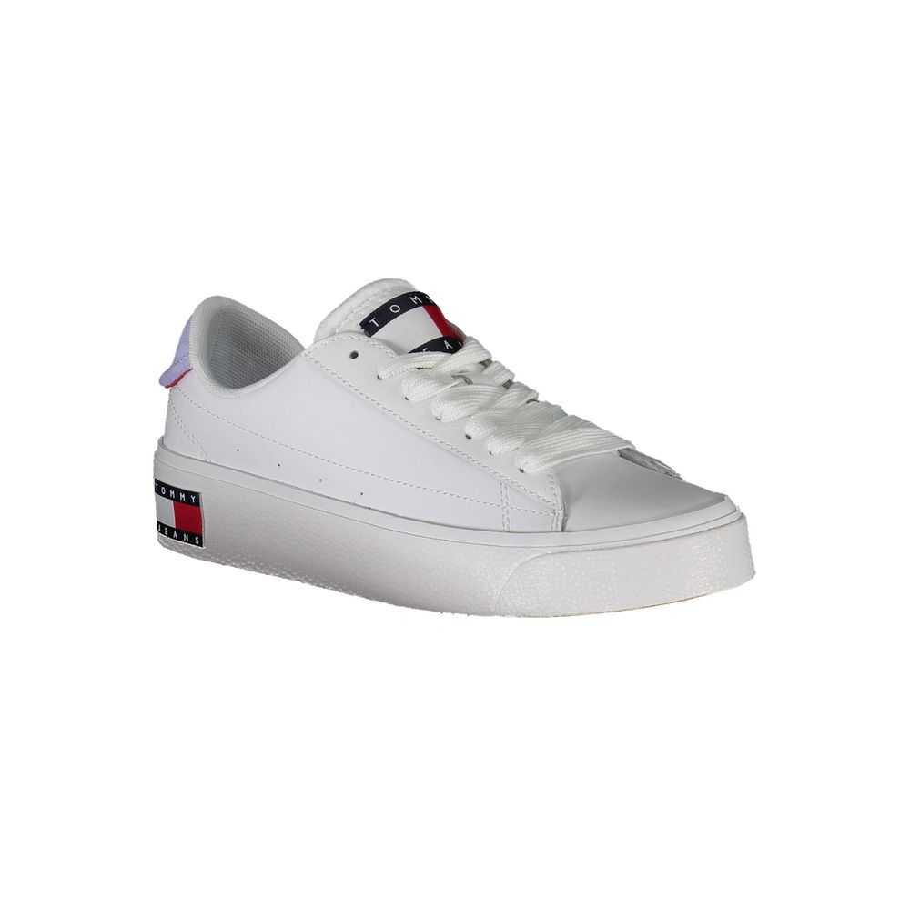 Tommy Hilfiger Weißer Polyester Damen Sneaker