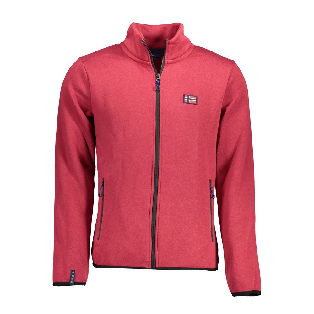 Norway 1963 Roter Baumwollpullover für Männer