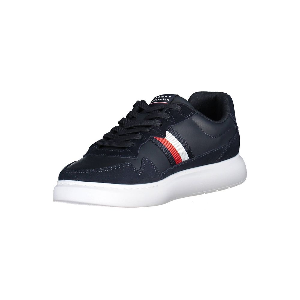 Tommy Hilfiger Blaue Leder Herren Sneaker