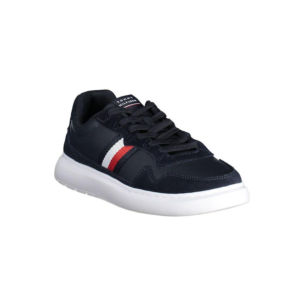 Tommy Hilfiger Blaue Leder Herren Sneaker