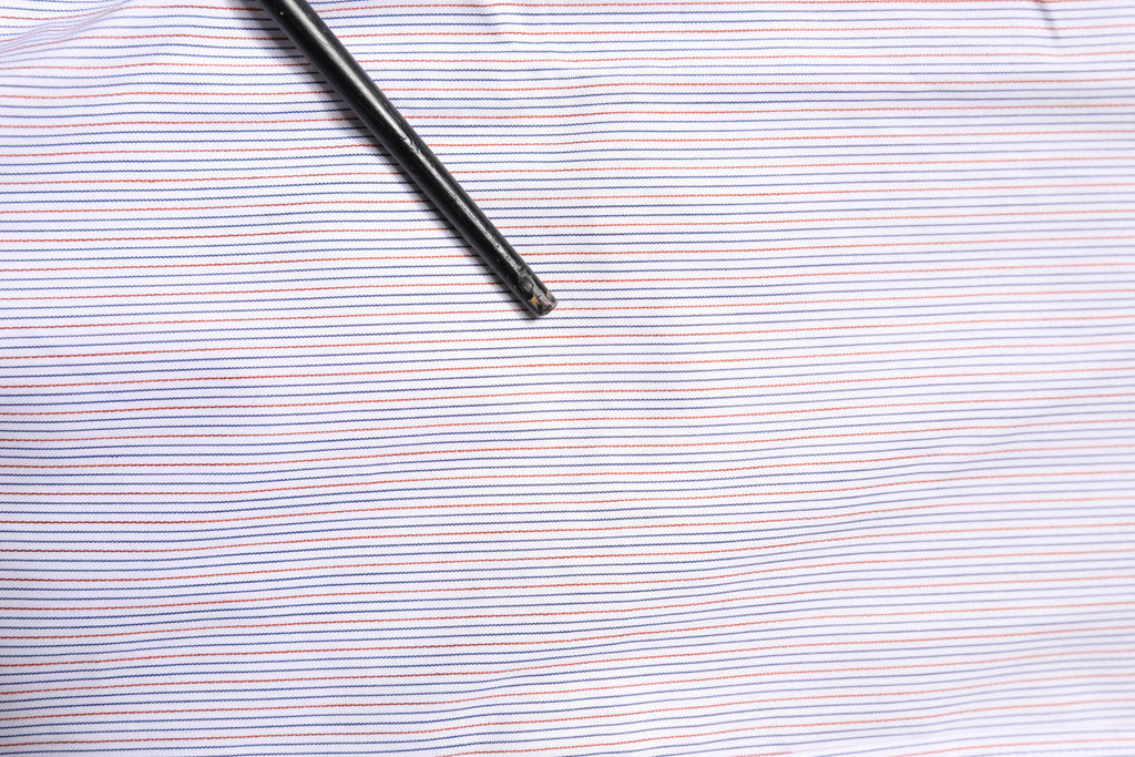 Dolce & Gabbana Weiß gestreiftes Hemd aus Baumwolle GOLD mit langen Ärmeln