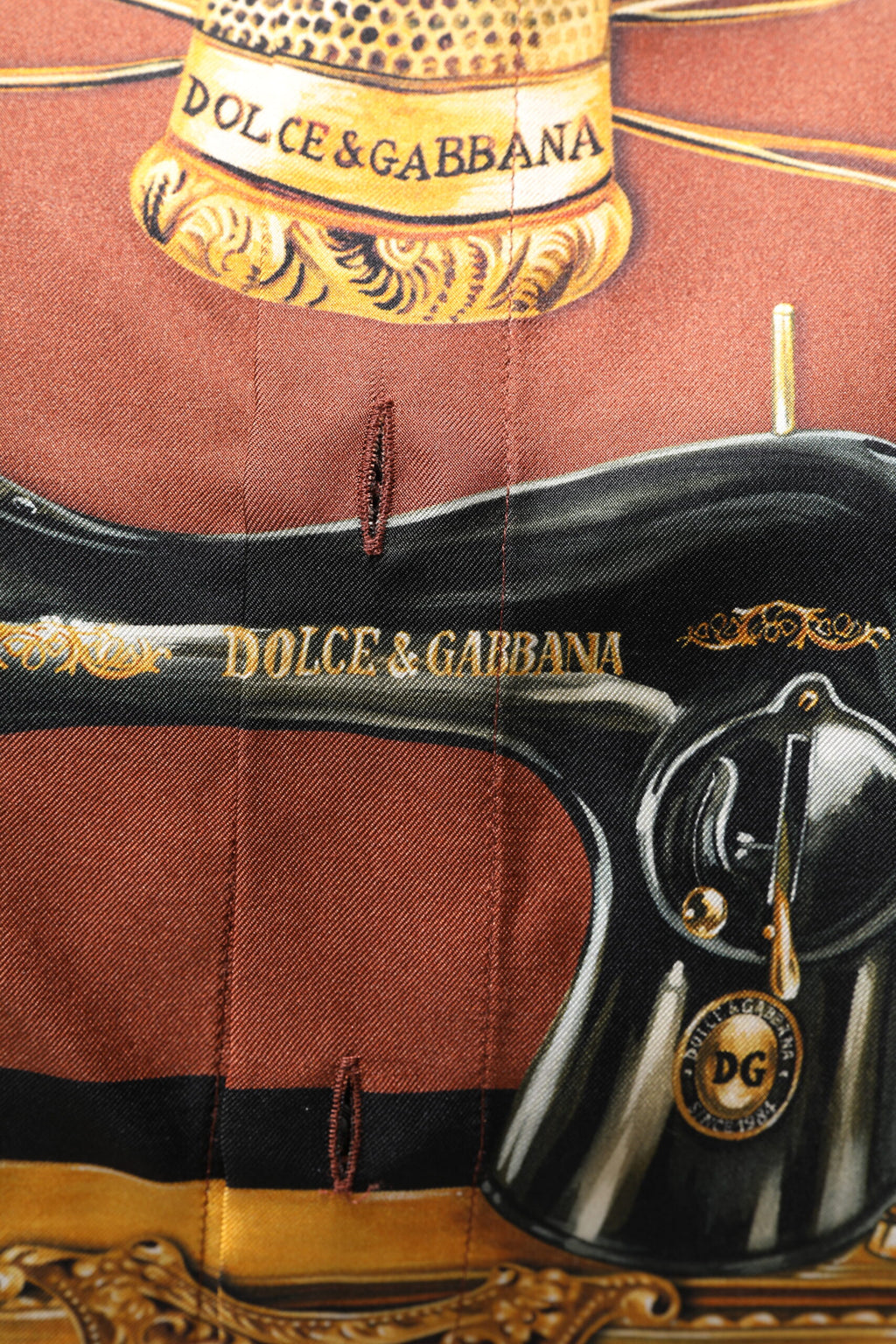 Dolce & Gabbana Multicolor Tailor Print Seide Freizeithemd