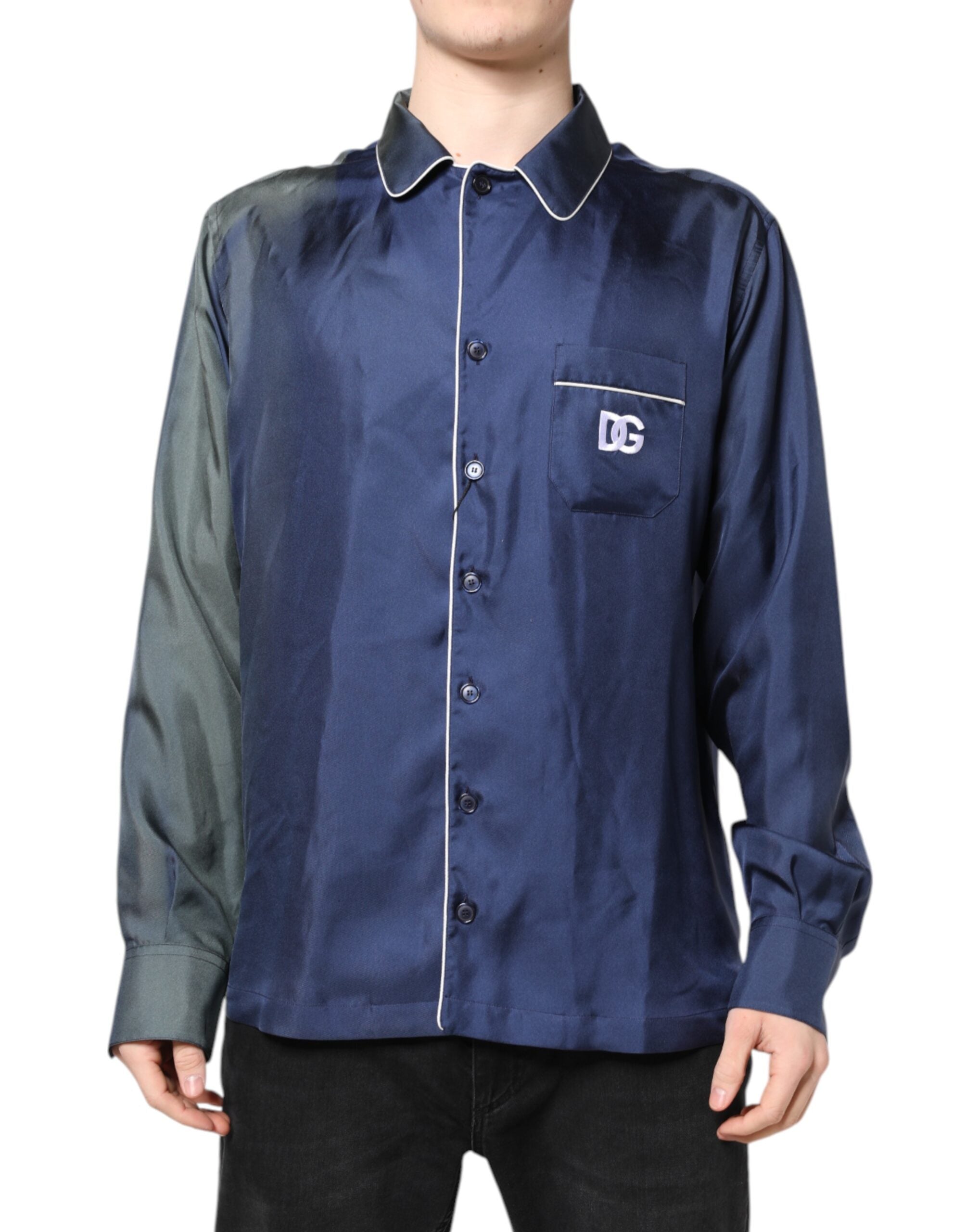 Dolce & Gabbana Multicolor Lounge Pyjama Schlafanzug Shirt