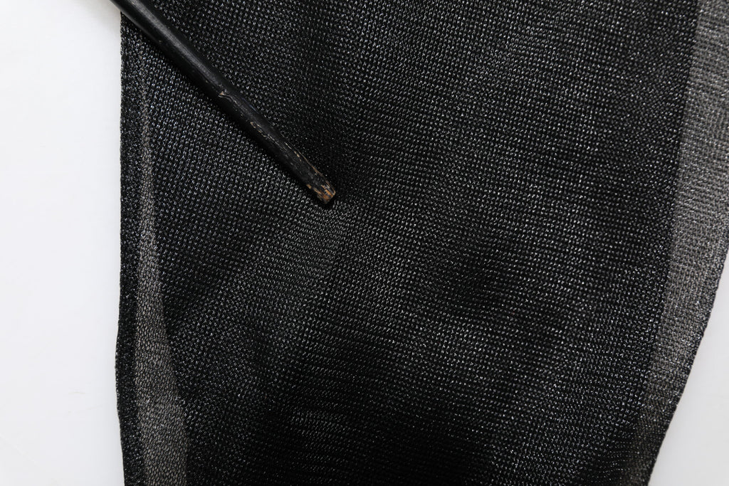 Dolce & Gabbana Schwarzer Logo-Pullover mit gestricktem Rundhalsausschnitt