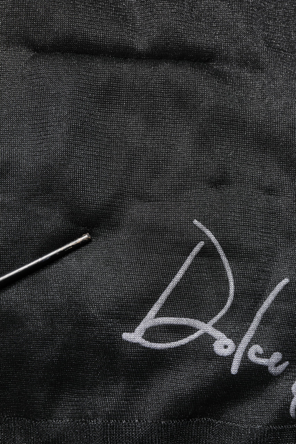 Dolce & Gabbana Schwarzer Logo-Pullover mit gestricktem Rundhalsausschnitt