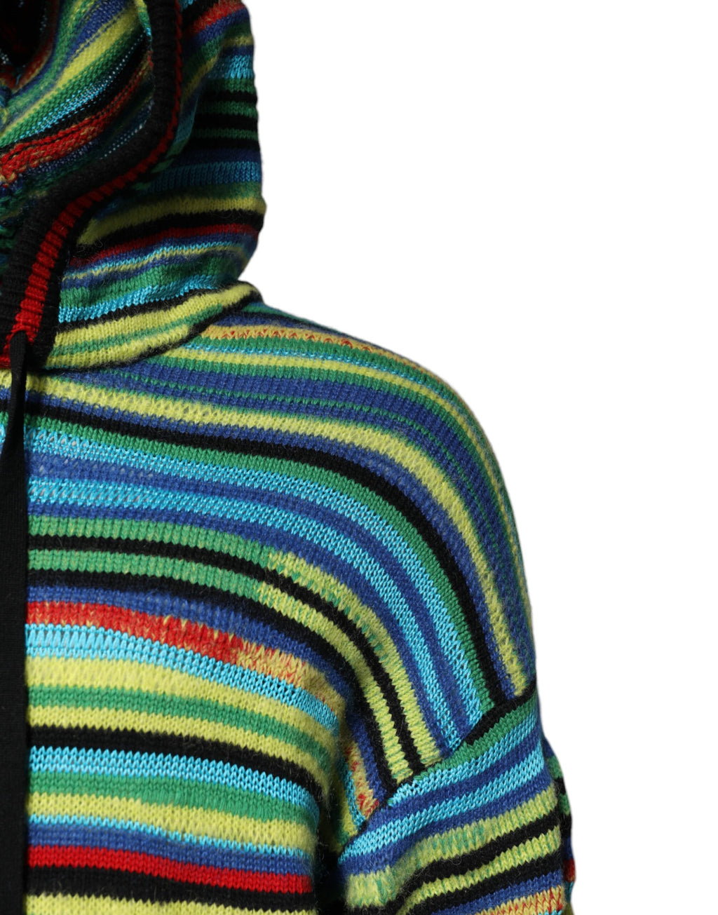 Dolce & Gabbana Multicolor Pullover mit Kapuze aus Baumwolle
