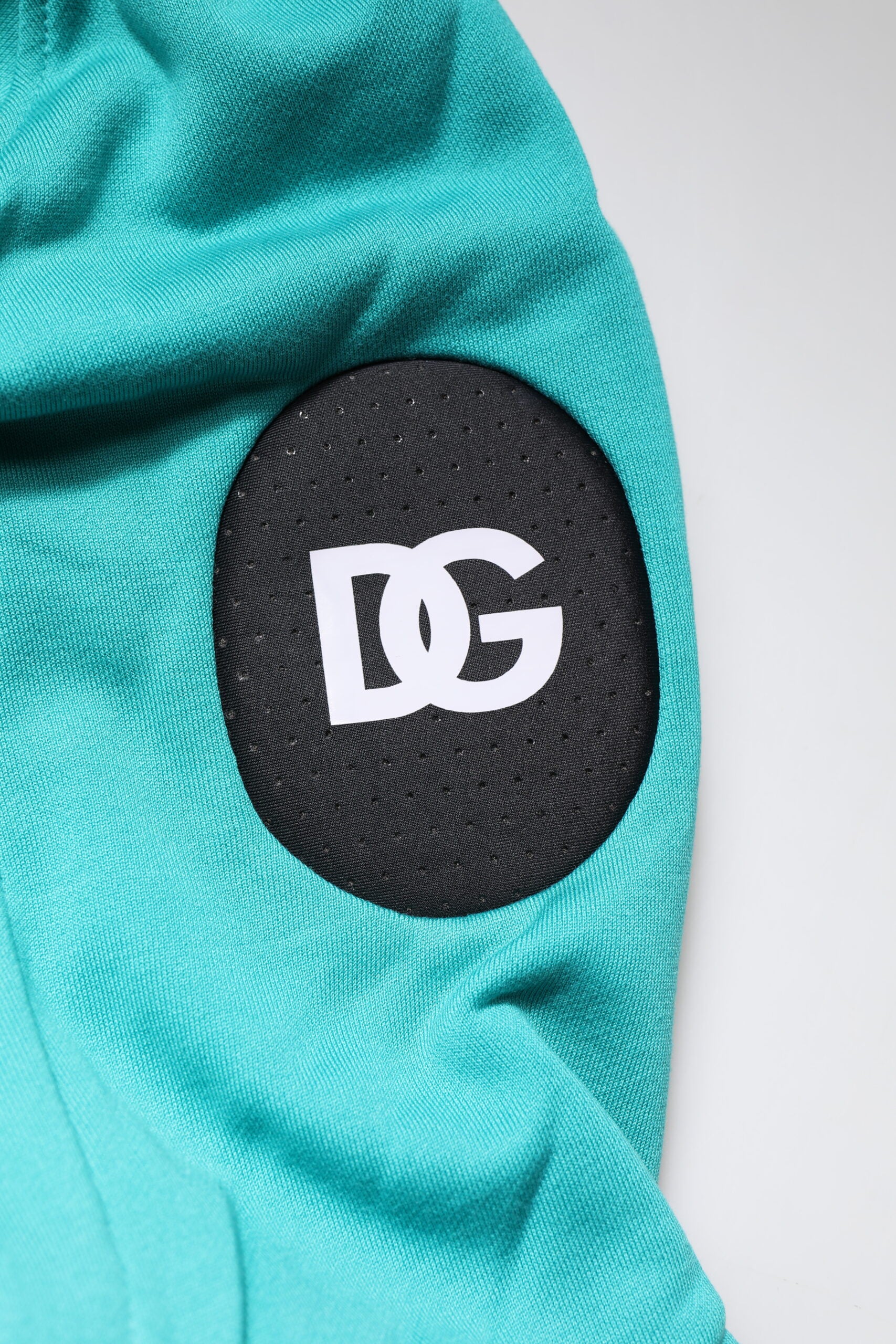 Dolce & Gabbana Grün Baumwolle mit Kapuze Männer Sportswear Weste Pullover