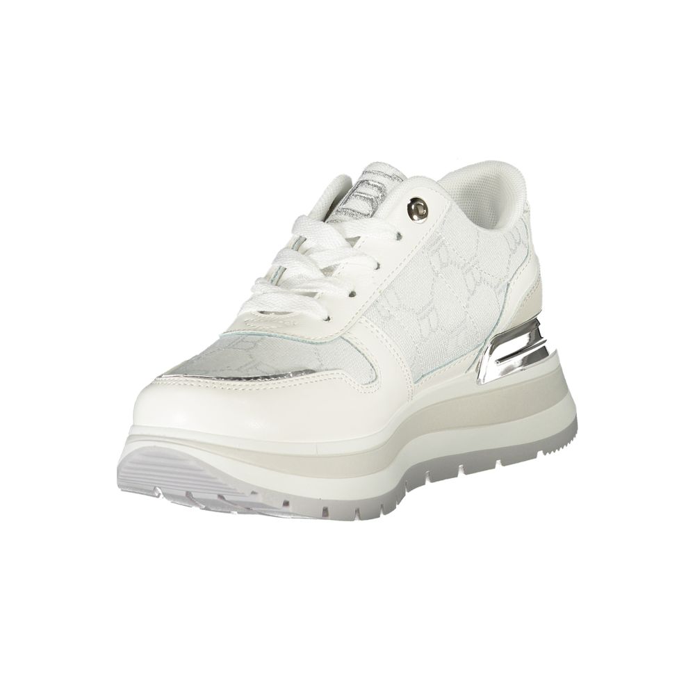 Laura Biagiotti Weißer Polyester Damen Sneaker