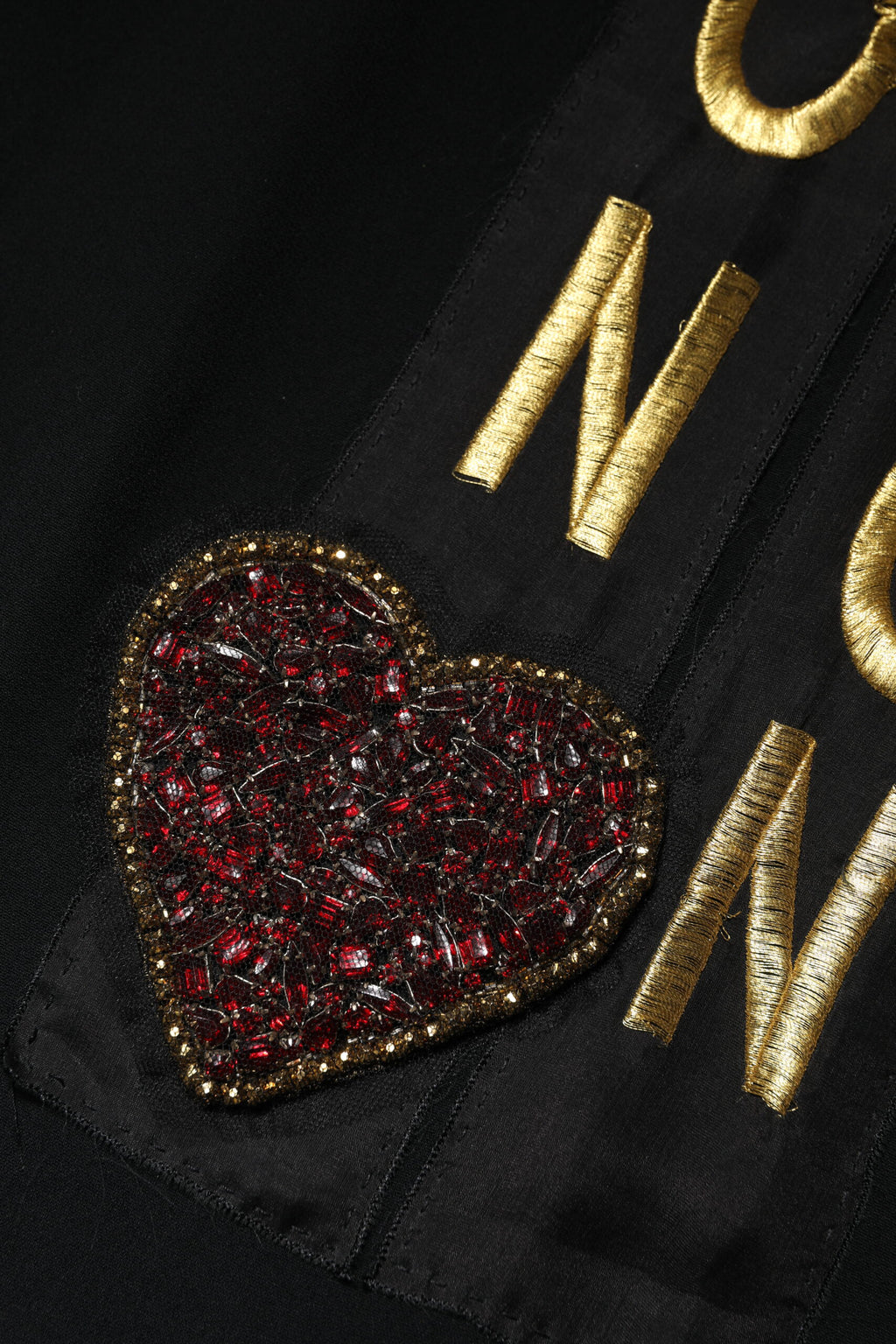 Dolce & Gabbana Schwarzes Fashion Devotion Mini-Kleid mit Verzierungen