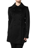Dolce & Gabbana Zwarte Wollen Sartoria Italiano Blazer Jas
