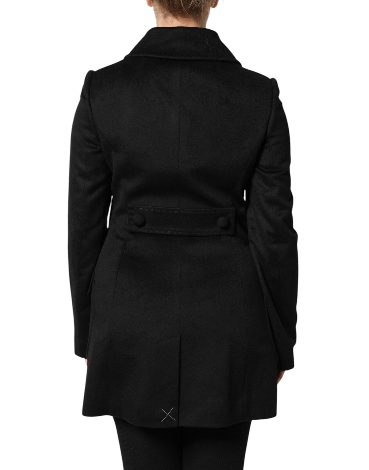 Dolce & Gabbana Zwarte Wollen Sartoria Italiano Blazer Jas