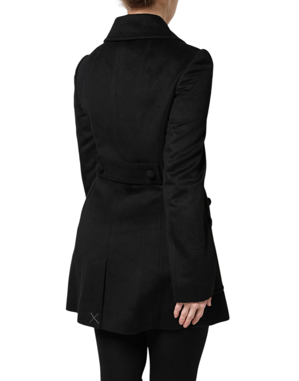 Dolce & Gabbana Zwarte Wollen Sartoria Italiano Blazer Jas