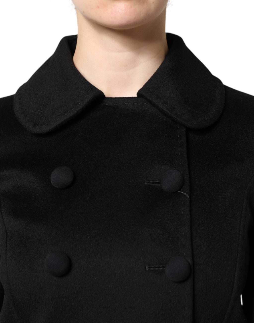 Dolce & Gabbana Zwarte Wollen Sartoria Italiano Blazer Jas