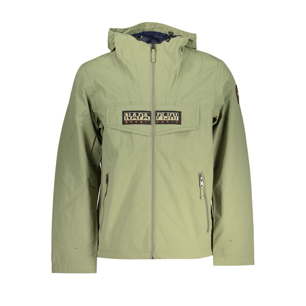 Napapijri Grüne Polyester Männer Jacke