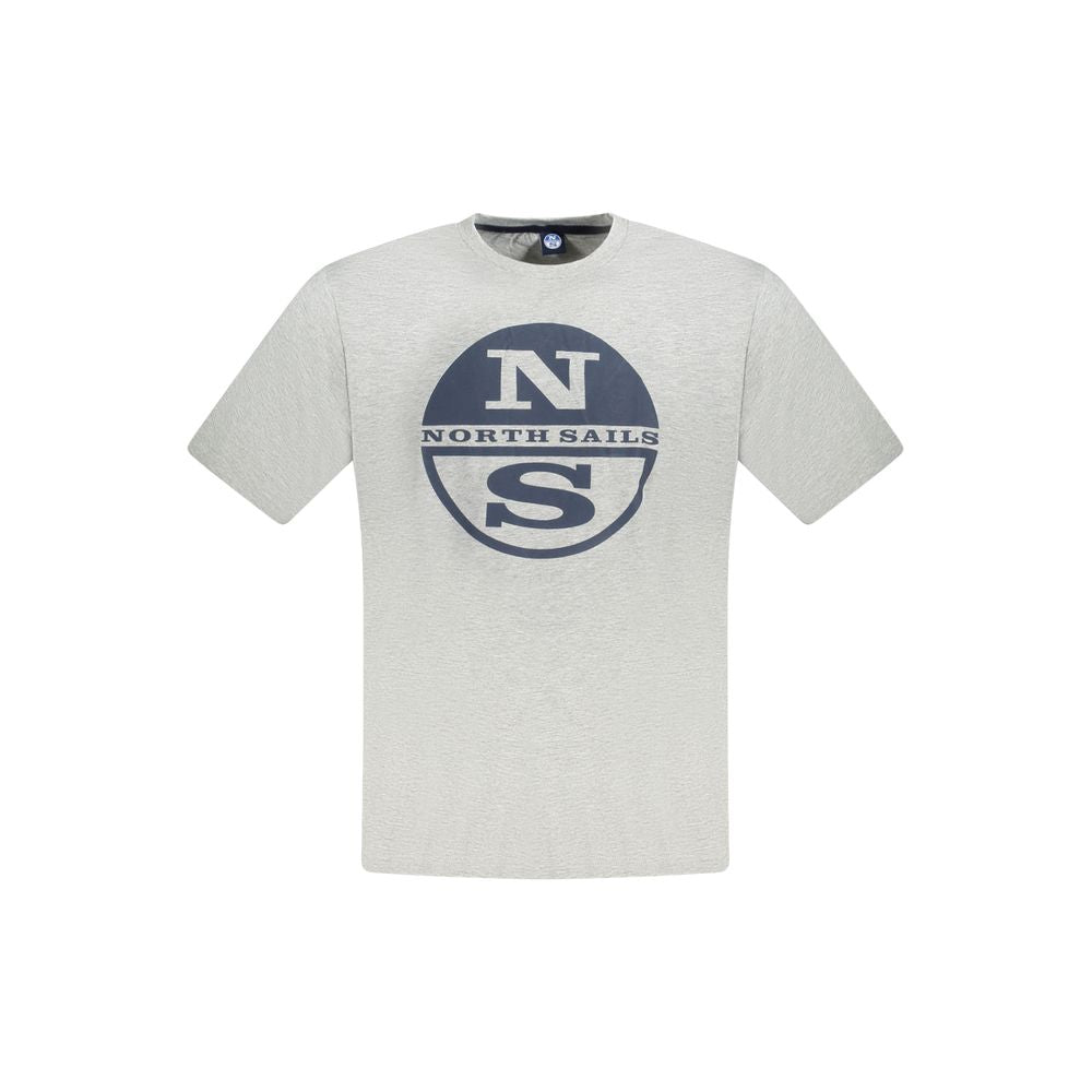 North Sails Graues Baumwolle Männer T-Shirt